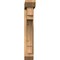 Ekena Millwork Merced Slat Smooth Bracket w/ Offset Brace, Western Red Cedar, 5 1/2"W x 26"D x 34"H BKT0604X26X34MRC06SWR - alternate 3